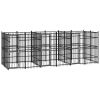 Outdoor Dog Kennel Steel 119 ftÂ¬â‰¤