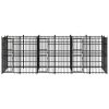 Outdoor Dog Kennel Steel 119 ftÂ¬â‰¤