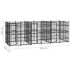 Outdoor Dog Kennel Steel 119 ftÂ¬â‰¤